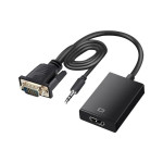 VGA TO HDMI ÇEVİRİCİ ADAPTÖR SES GİRİŞLİ (24795)FULLY G-537K