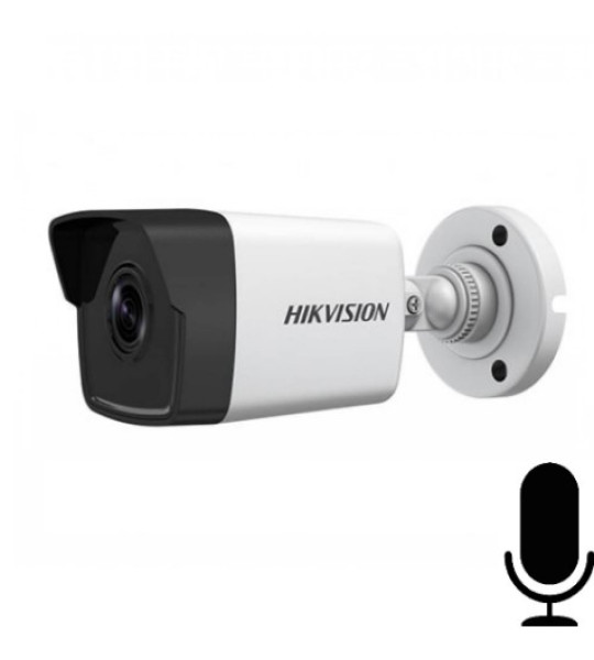 4MP 2023 4MM MİNİ IR BULLET KAMERA (H.265+ (-Dahili Mikrofonlu) POE HAIKON HİKVİSİON DS-2CD1043G0-IUF