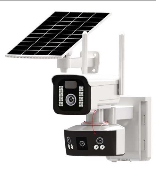 O-KAM 4G SİM KART ORJİNAL İMEİ KAPANMAYAN 6MP SOLAR GÜNEŞ PANELLİ ÇİFT Dual Lens PTZ Camera -3920