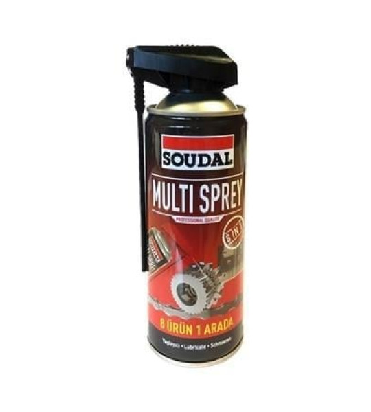 Yağlayıcı ve Pas Sökücü Multi Sprey 400 ml Soudal Kobra Başlıklı